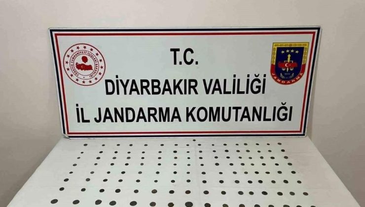 Diyarbakır’da 145 adet sikke ele geçirildi