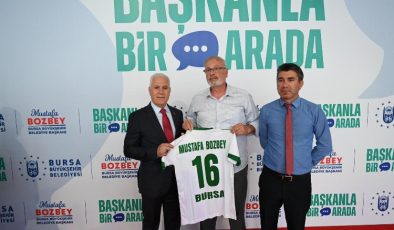 Bursalılar, Başkan Bozbey ile buluştu