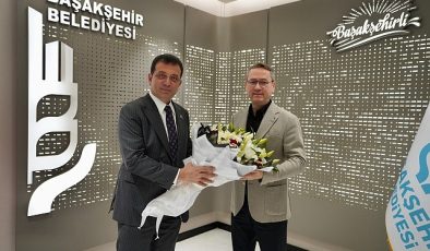 Ekrem İmamoğlu, Başakşehir Belediye Başkanı Yasin Kartoğlu’na tebrik ziyaretinde bulundu