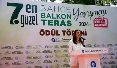 ‘En Güzel Bahçe, Balkon ve Teras Yarışması’ ödülleri sahiplerini buldu