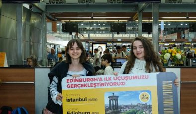 İstanbul Sabiha Gökçen’den Edinburgh’a yeni hat