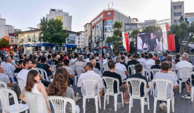 Karacabey’de milli maç heyecanı dev ekranda yaşanacak