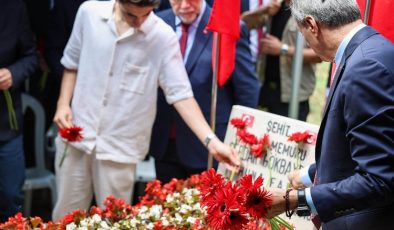 Başkan Alemdar, şehit Serdar Gökbayrak’ın kabrindeydi