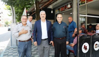 Başkan Ömeroğlu’ndan esnafa ziyaret