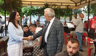 Başkan Şadi Özdemir Demirci’de mahalle halkını dinledi