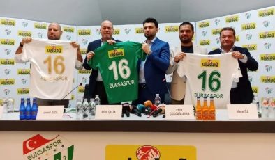 Bursaspor’un forma sırt sponsoru belli oldu