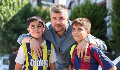 Geleceğin futbol yıldızlarına Başkan Duman’dan ziyaret