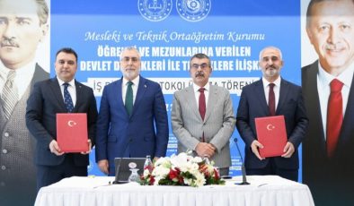 ‘Mesleki ve Teknik’te devlet teşviki protokolü