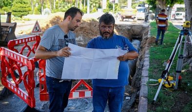 Şirinyalı’daki yağmur suyu sorunu çözülüyor