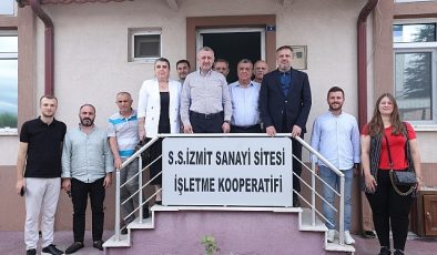 Başkan Büyükakın, Sanayi Sitesini ziyaret etti