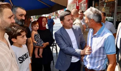 Belediye Başkanı Arı, Lale Caddesi ve Belediye Caddesi esnaflarıyla buluştu