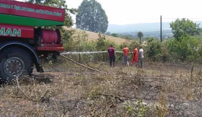 Bilecik’te arazi yangını! 1 kişi dumandan etkilendi