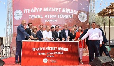 Bodrum İtfaiye Hizmet Binasının Temeli Atıldı