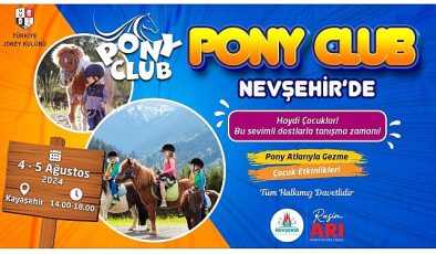 Çocuklar Kayaşehir’de ‘Pony’ Atlarına Binecek