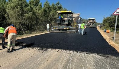 Derince ile köyler arasındaki yol yenileniyor