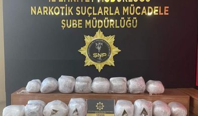 Şanlıurfa’da 223 kilogram sentetik uyuşturucu ele geçirildi