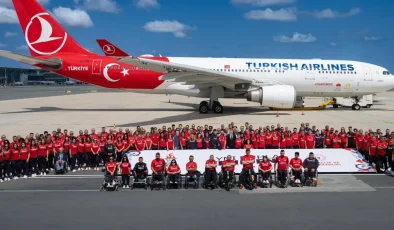 Paralimpik sporcular Paris’e uğurlandı