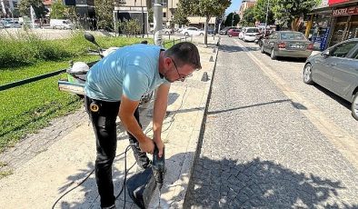 Salihli Belediyesi Zabıta Ekipleri Kaldırım İşgali Denetimine Ara Vermeden Devam Ediyor