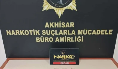 Akhisar’da uyuşturucu operasyonu: 1 tutuklama