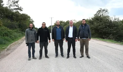 Şahmelek ve Doğla’da yol çalışmaları tamamlandı