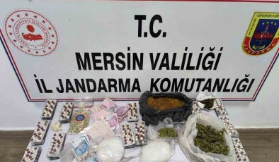 Mersin’de jandarmadan uyuşturucu operasyonu: 2 tutuklu