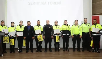 Bursa’da trafik polislerine trafik ve kaza inceleme eğitimi