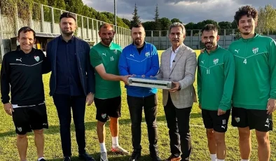 Bursa Gemlik’ten Bursaspor’a destek ziyareti