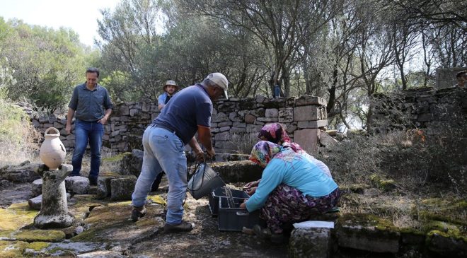 Manisa’daki antik kentin sarnıçları su toplamaya devam ediyor