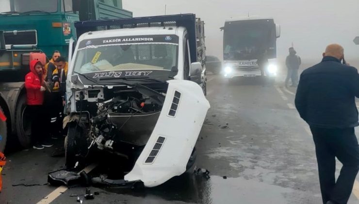 Siirt’te 3 araçlık zincirleme trafik kazası: 3 yaralı