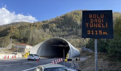 Bolu Dağı Tüneli’nde çalışma: İstanbul yönünün bir bölümü kapandı